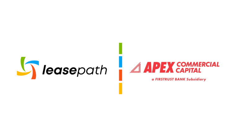 Leasepath and Apex Commercial Capital logos side by side