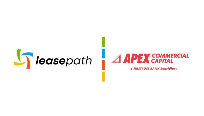 Leasepath and Apex Commercial Capital logos side by side