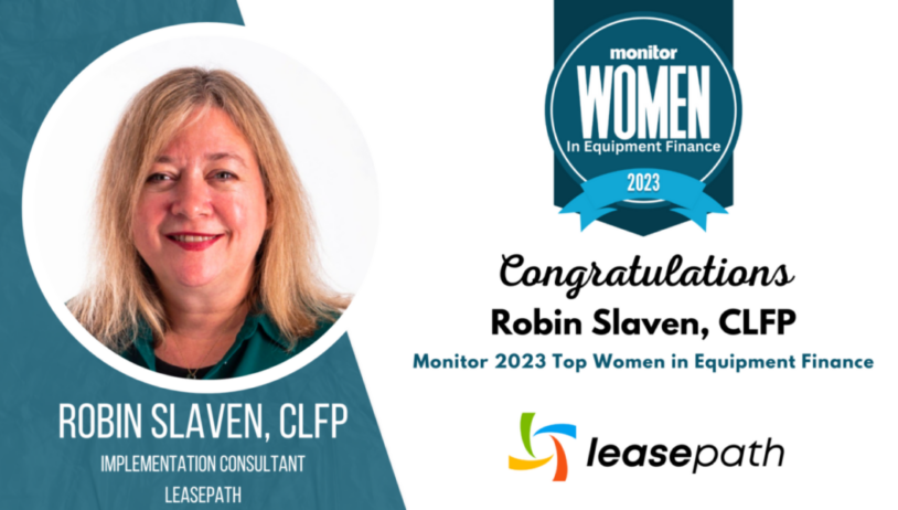 Monitor 2023 Top Women in Equipment Finance, Robin Slaven, CLFP, Implementation Consultant, Leasepath